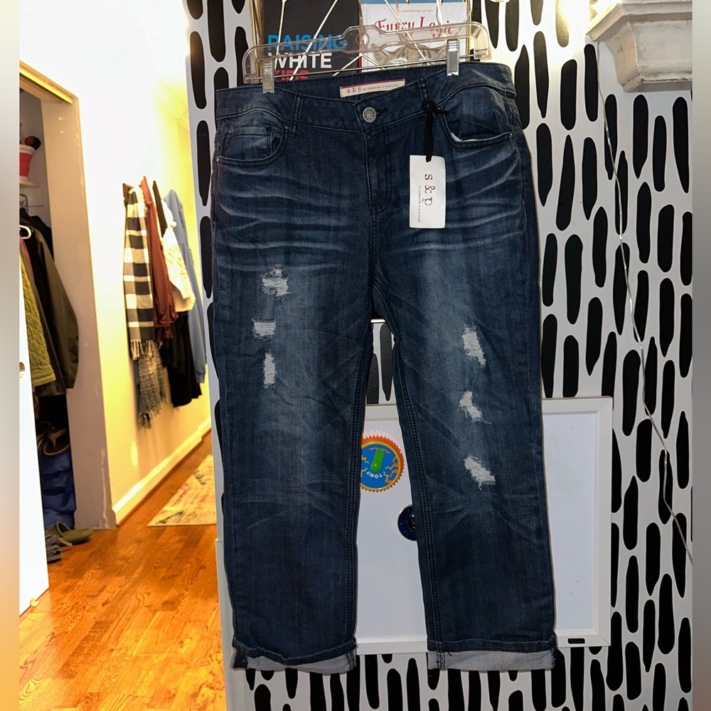 Standards & Practices Distressed Jeans - NWT